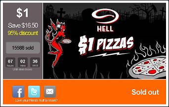 $1 hell pizzas