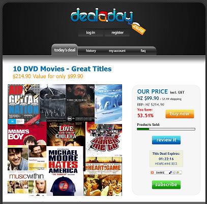 Deal a day 10 DVD Movies