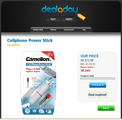 Deal-a-day-camelion-cellphone-power-stick