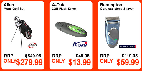 1-day-remington-cordless-mens-shaver-a-data-flash-drive-alien-golf-set