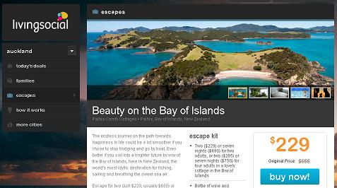 living social escapes new zealand